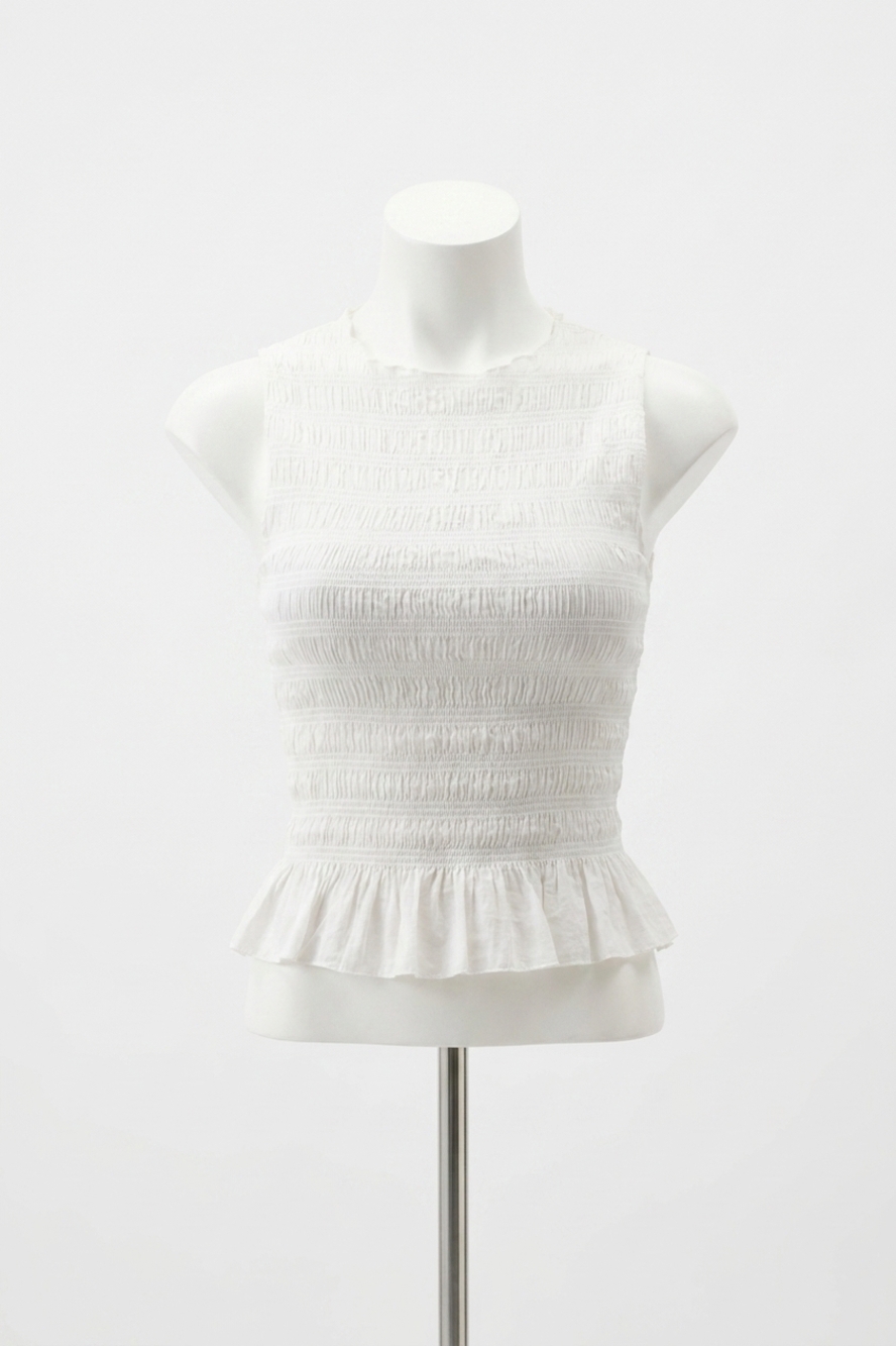 NEW PISTOLA phoebe sleeveless tank top in le blanc